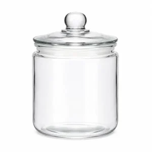 Clear Glass Storage Jar